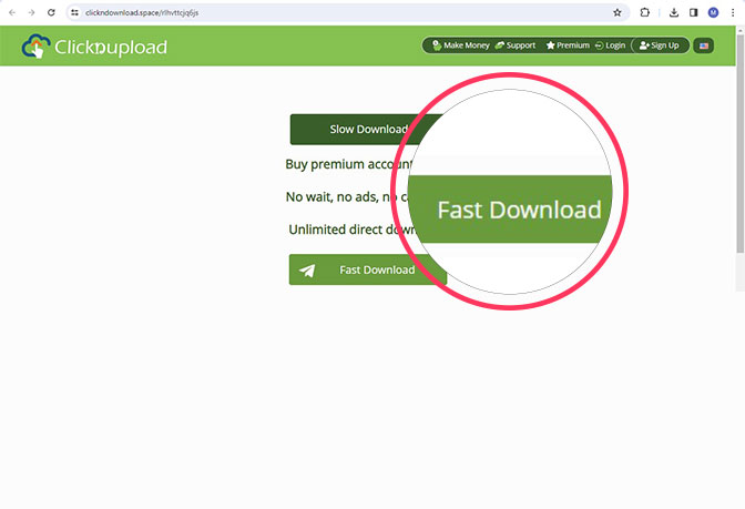 Finally, click on the download button