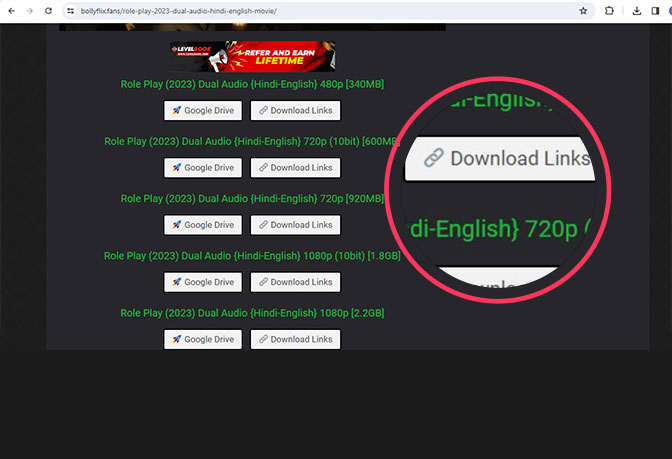 Scroll down the page to find the download servers