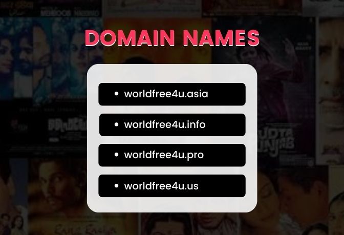 Similar domain names of worldfree4u