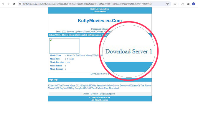 select the download server